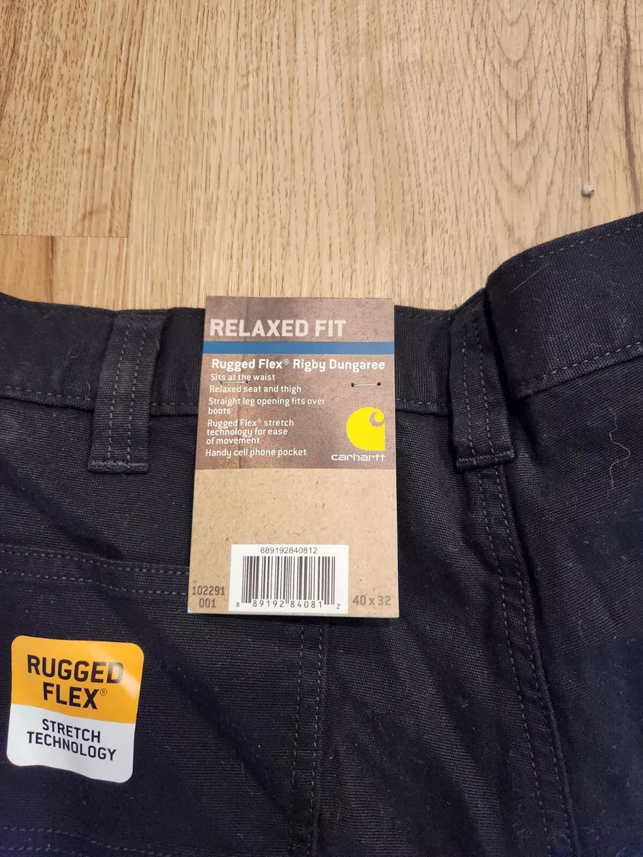 Carhartt Rugged Flex Rigby Dungaree, Men's Dark Khaki