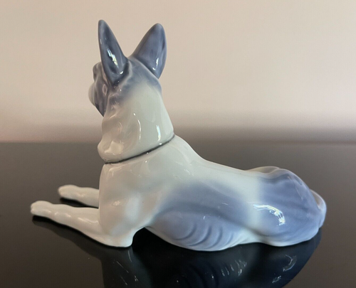 Vintage Occupied Japan Porcelain Dog Figurine Shepard - 5 3/4" - Picture 4 of 7