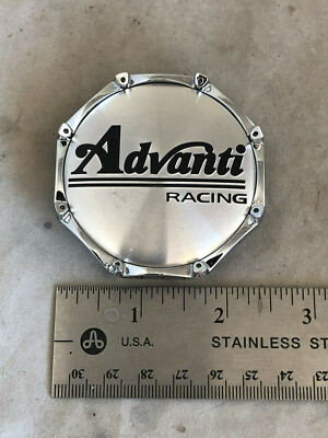 Advanti Racing Wheels Wheel Rim Chrome Hub Cover Center Cap Hubcap PCJ02-A-4