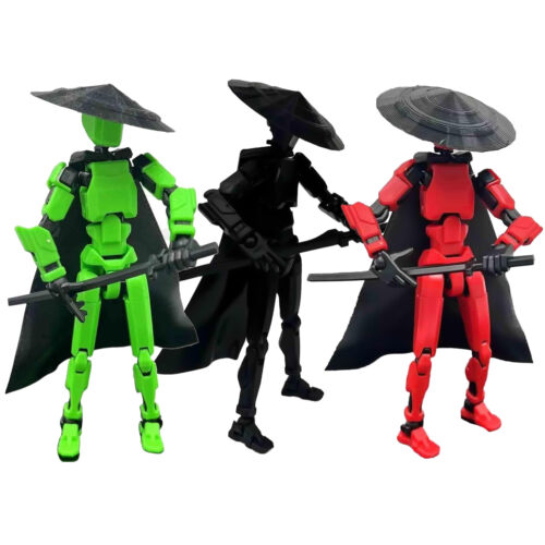 T13 Action Figure,Heroes13 Action Figure Toy Robot,3D Printed Jointed Movable