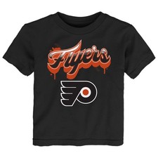 Toddler Black Philadelphia Flyers Bubbly Script T-Shirt