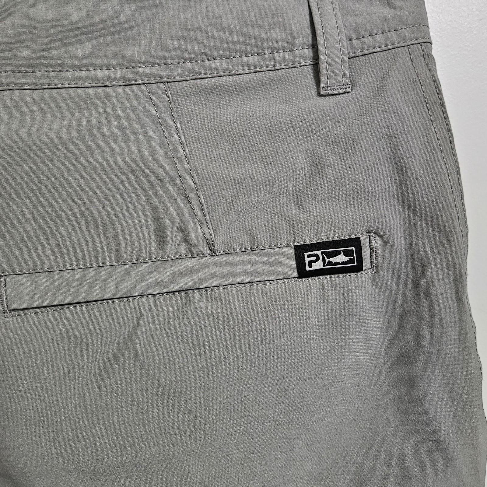 Pelagic High Performance Gray Quick Dry Shorts Me… - image 8