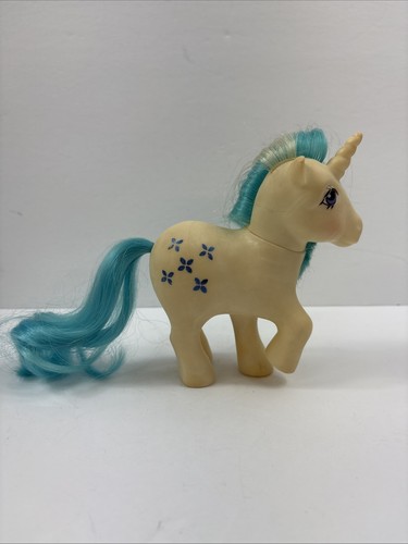 MY LITTLE PONY MAJESTY G1 WHITE UNICORN HASBRO 1983 W/ Brush - Picture 4 of 12