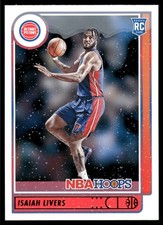 2021-22 Hoops Winter #208 Isaiah Livers Detroit Pistons Rookie