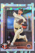 2025 Topps Series 1 David Festa Factory Set Foilboard RC /417 #178 Twins