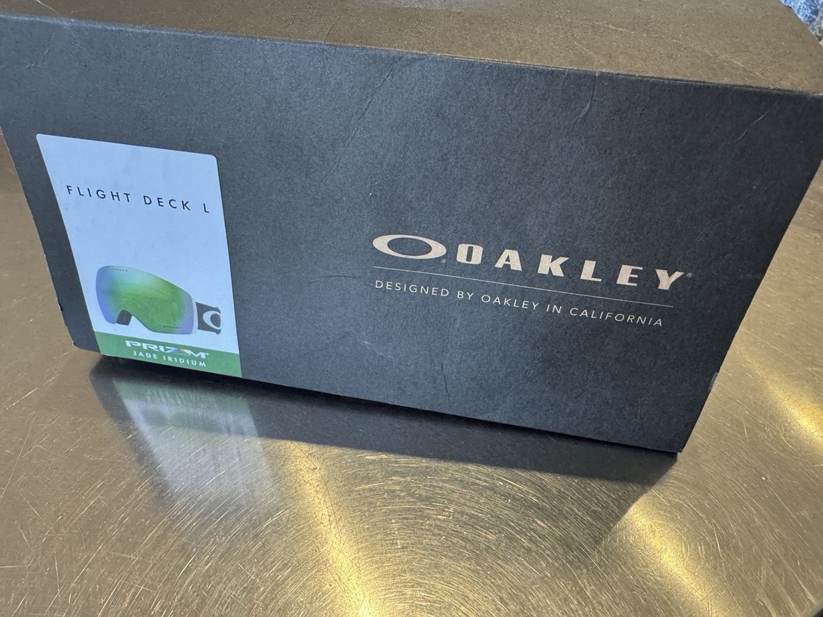 Oakley Ski Goggles Flight Deck L Prizm Jade Iridium | eBay