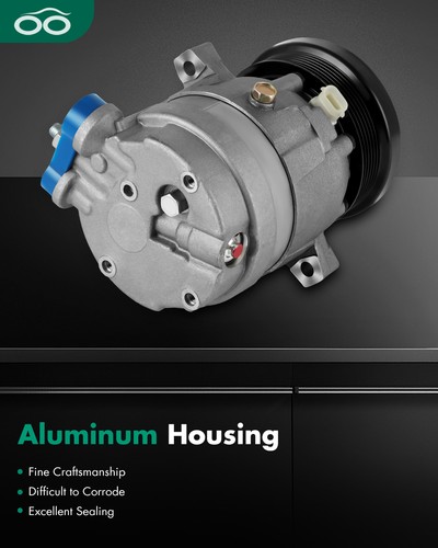 AC A/C Compressor for Daewoo Leganza Nubira 1999-2002 Cadillac Catera 1997-2001 - Picture 3 of 9