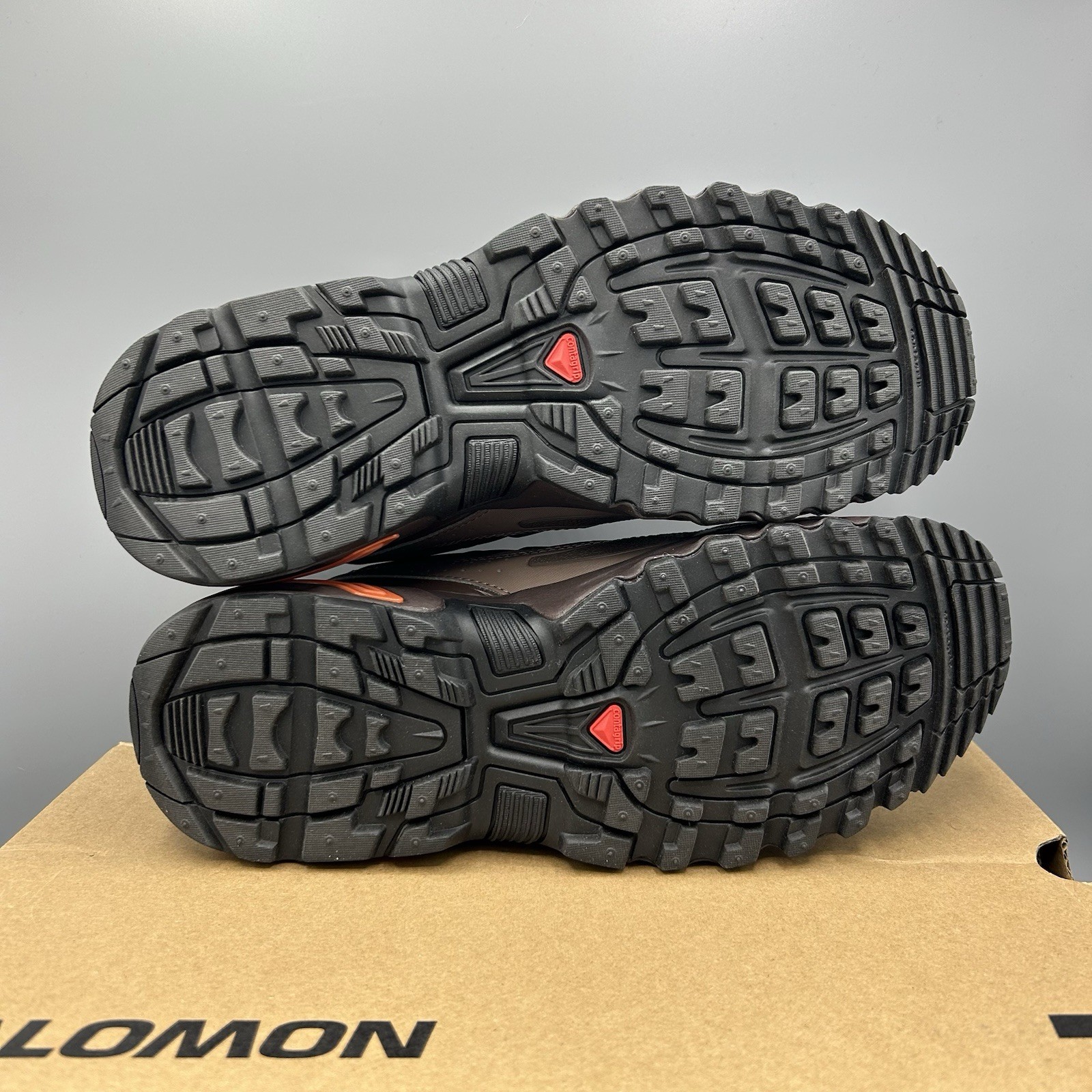 Scarpe da ginnastica Salomon ACS OG marroni trail running passeggio UK 8 5 EU 42 5 nuove