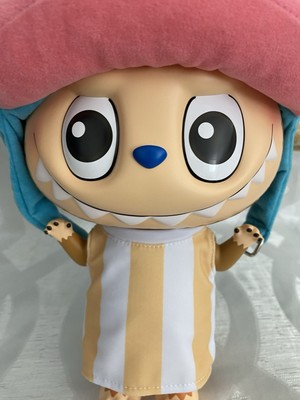 Pop Mart Mega Labubu 400% Tony Tony Chopper One Piece NIB