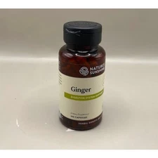 Nature's Sunshine Ginger 100 Capsules Digestive Support