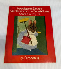 Vintage 1976 Needlepoint Designs after Illustrations by Beatrix Potter Rita Weis