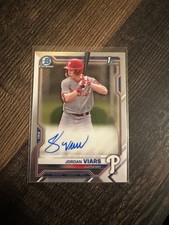 2021 Bowman Chrome Draft Jordan Viars 1st year Auto!