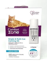 Comfort Zone Single & Multi-Cat Calming Diffuser Kit 2 Pack-NEW