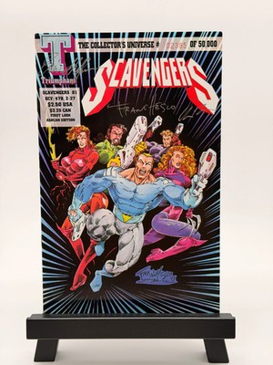 Scavengers #1 Ashcan Edition 1993 Signed Franchesco w/ Sketchbook & Art Cards
