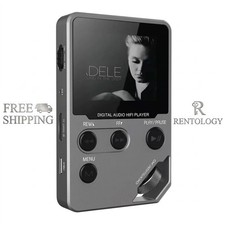 8GB Lossless Bluetooth MP3 Music Player, Zinc Alloy Body,Rotary Controls,Wire UK