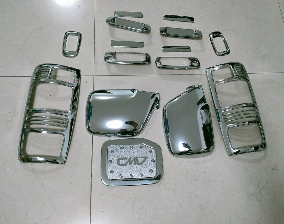 15P Chrome Molding Full Set Cover Trim For 90-1997 Toyota Land Cruiser FJ80 LC80 Foto 2 de 3
