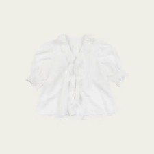 Ribbon Bito Rogo Ruffle Blouse New with Tags Official