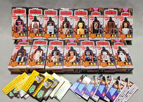 Popy Vintage Star Wars World Hero Japan Reproduction Boxes Complete lot x 15