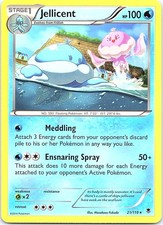 Jellicent Phantom Forces 21/119 Rare Pokemon Near Mint Pokemon Card