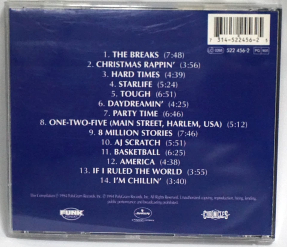 Kurtis Blow : The Best Of CD Album (USA 1994 Press) Funk Essentials Series HTF - Image 2 of 3
