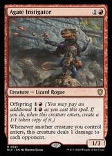 Agate Instigator R Commander: Bloomburrow 21 NM