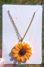 sunflower necklace