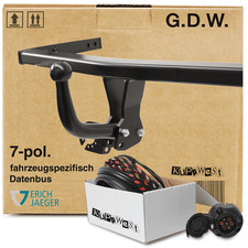 Für VW Eos 11- Typ 1F7/1F8 G.D.W. Anhängerkupplung starr & 7poliger E-Satz NEU