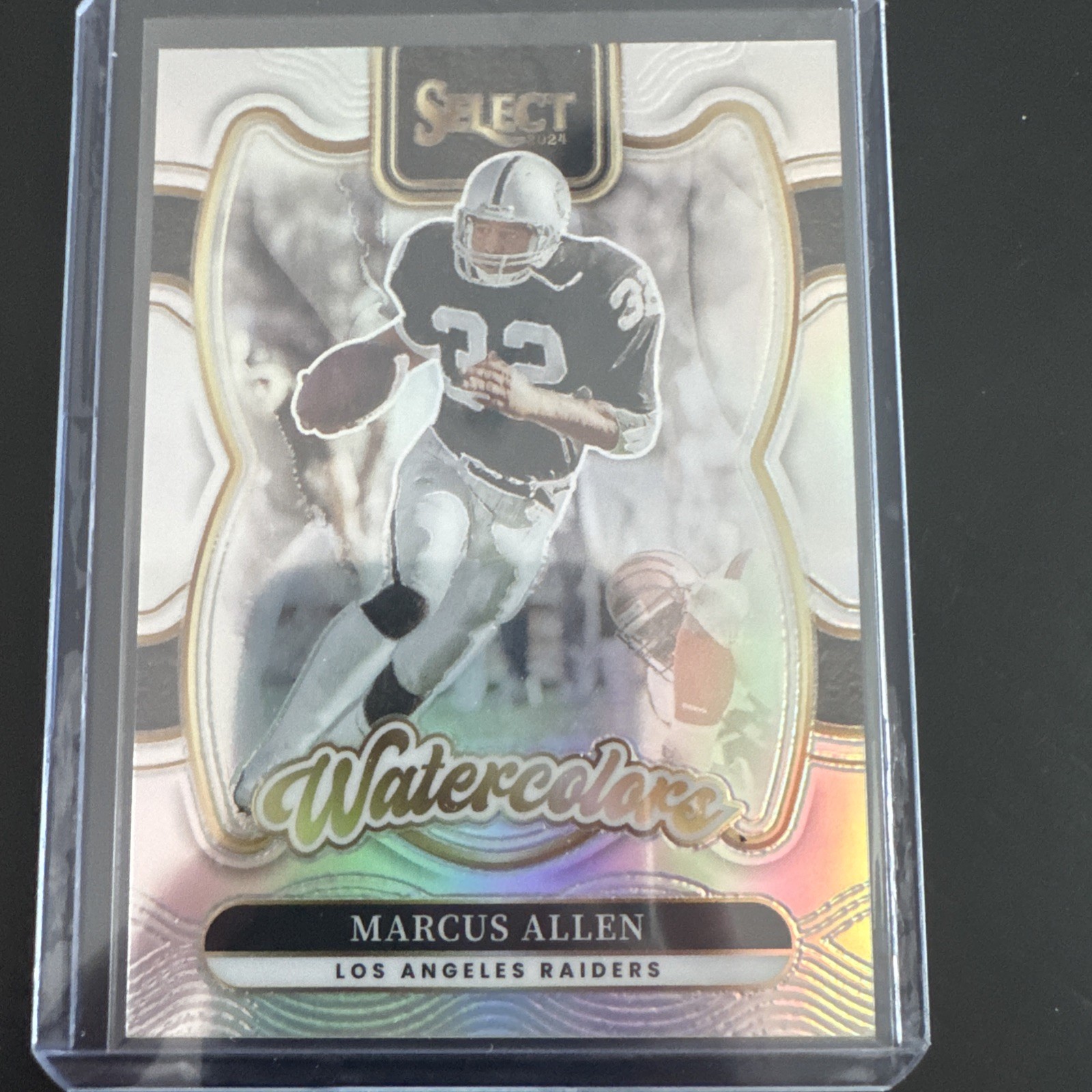 2024 Panini Select - Marcus Allen Watercolors Silver Prizm CASE HIT SSP