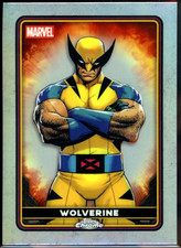2025 Topps Chrome Marvel Deadpool #5 Wolverine Refractor