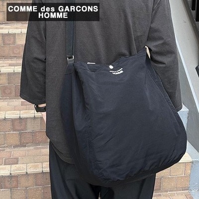 Comme Des Garcons Homme Cotton Nylon Gros Grain Bag Granite