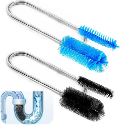 #ad 2 Pcs Flexible Drain Pipe Cleaning Brush 36 Extra Long Double Ended Nylon Bris $14.17