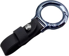 Key Ring Clip for Belt or Keychain, Key Holder for Men and Women Color: Black