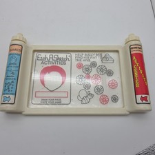 Etch A Sketch Activity Center Scroll w 10 Games Toy Vintage 1981 OHIO ART