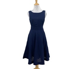 J Crew Dress Womens S Small Windsor Sleeveless Bateau Lined Side Zip Button Back