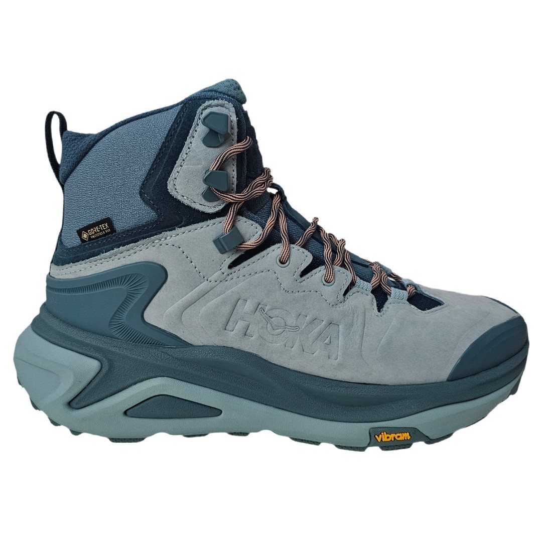 Hoka (Women's 9.5) Kaha 3 GTX Gore-Tex Hiking Trail Boots Mountain Fog/Druzy