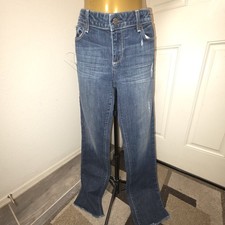 Paige Premium Denim Women  s Jimmy Jimmy Jeans Size 29 Distressed Pants Blue