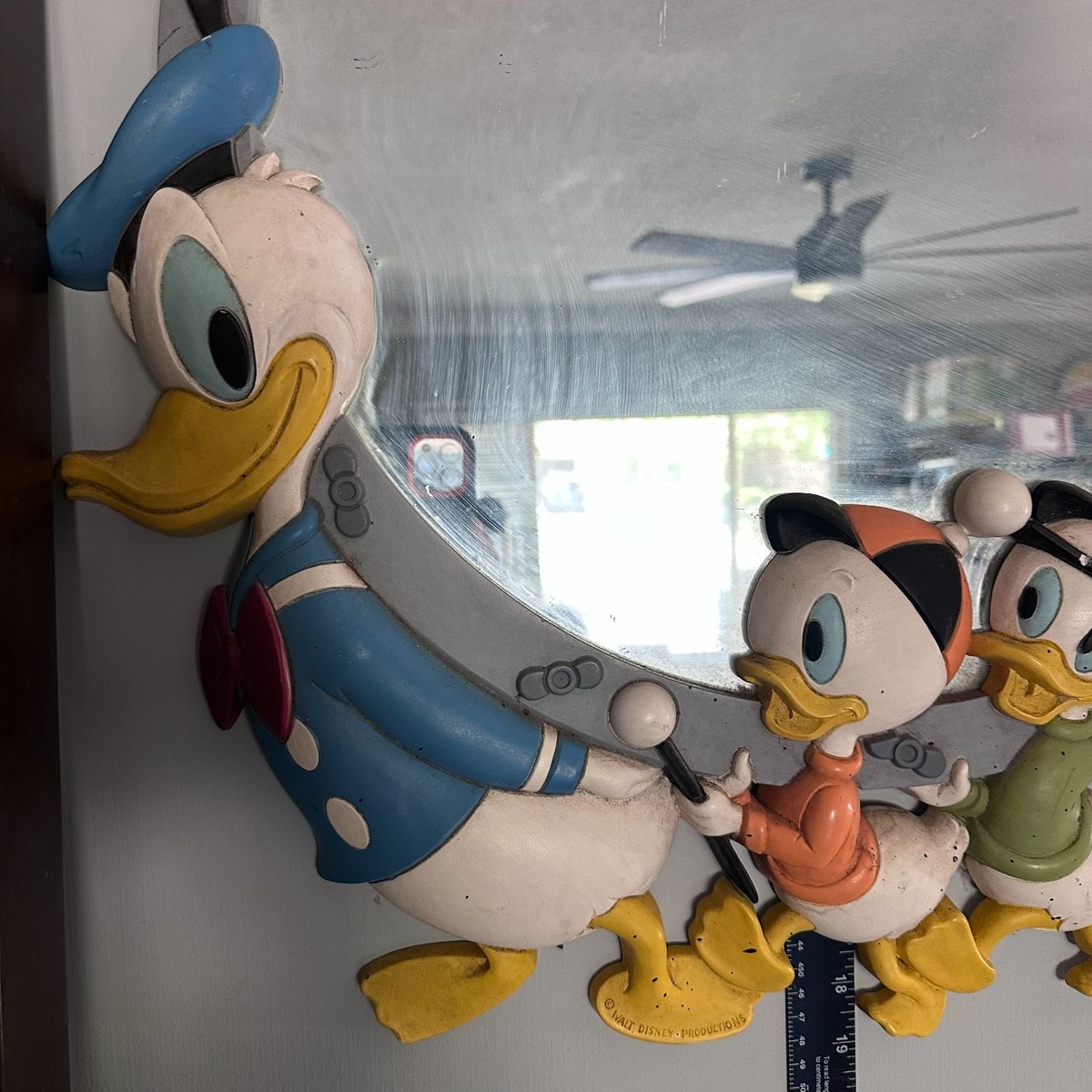 Vintage Walt Disney Donald Duck and Nephews Mirror 22