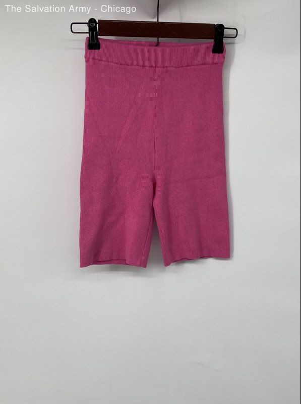 Free People Womens Pink Beach Knitted Elastic Waist Biker Shorts Size X-Small