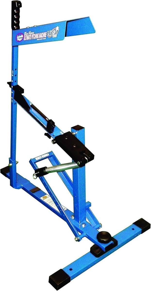 Blue Flame Pitching Machine Adjustable Speed Controls Official