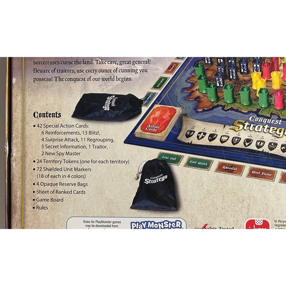 Conquest Stratego Game 2016 PlayMonster 100% Complete Find Allies Capture Flags - Image 3 of 4