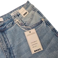 Judy Blue Wide Leg High Waist Jeans 11/30 JB88619 Light Blue Inseam 32" Stretch