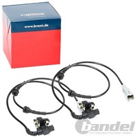 2X Bremi ABS-SENSOR Raddrehzahl Hinten Passend FÜR CitroËN C4 DS4 DS DS Peugeot