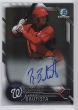 2016 Bowman Chrome Prospect Auto Rafael Bautista #CPA-RB Auto fm0