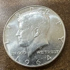 1964 Kennedy Half Dollar Silver 50C US Coin 0.900 Fine Uncertified Ungraded