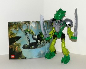 LEGO Bionicle Toa Lewa Nuva #8567 Complete With Manual No Canister 