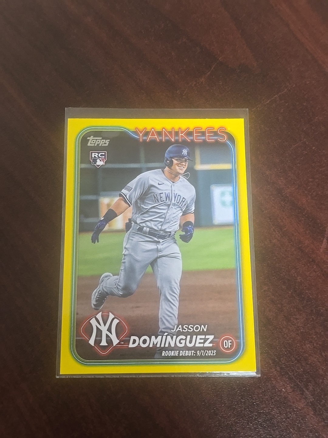 2024 Topps Update Series - Rookie Debut Jasson Dominguez #US175 Yellow (RC)