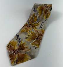 J Garcia 100 Silk Poet Absorbs the War Collection Forty Neck Tie NWOT