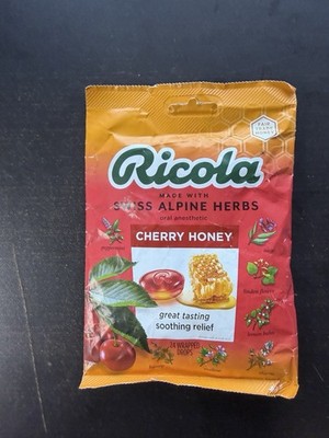 Ricola Cherry Honey Cough Drops , 24 Count ( Discontinued) Exp June 2026