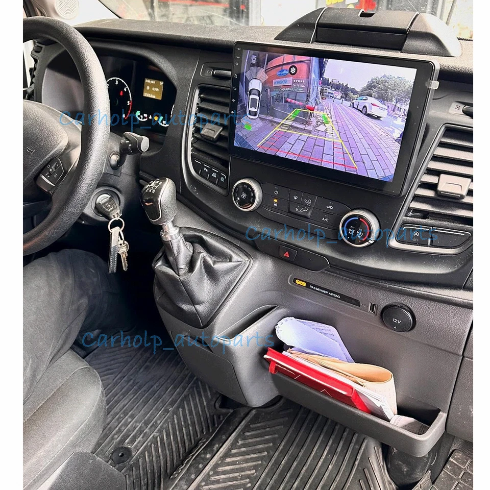 10.1" Apple Carplay Android 15 Stereo Radio BT For 2020-2024 Ford Transit Custom Foto 3 de 4