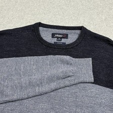 Johnnie-O Pullover Mens Medium Hugh Crew Neck Twilight Two Tone Stretch